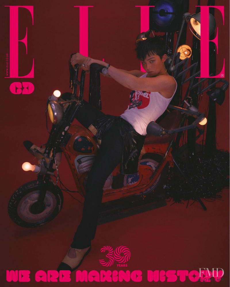 G-Dragon featured on the Elle Korea cover from November 2022