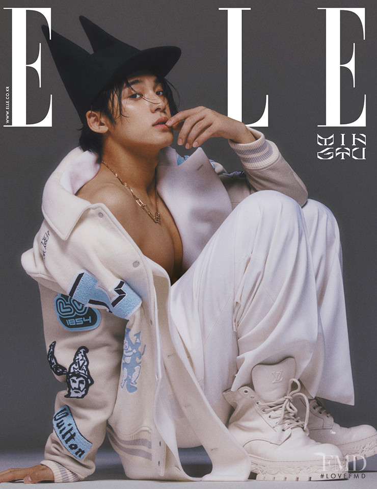 Mingyu  featured on the Elle Korea cover from October 2022