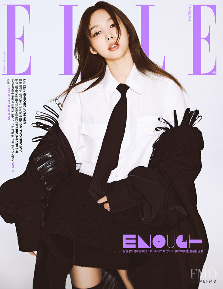 Nayeon By featured on the Elle Korea cover from October 2022