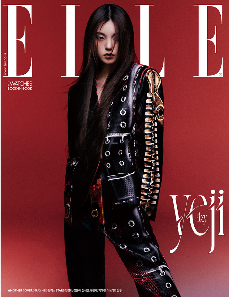 Yeji  featured on the Elle Korea cover from May 2023