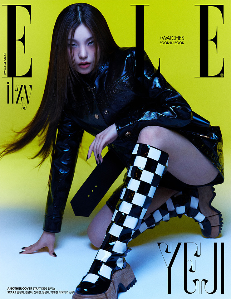 Yeji  featured on the Elle Korea cover from May 2023