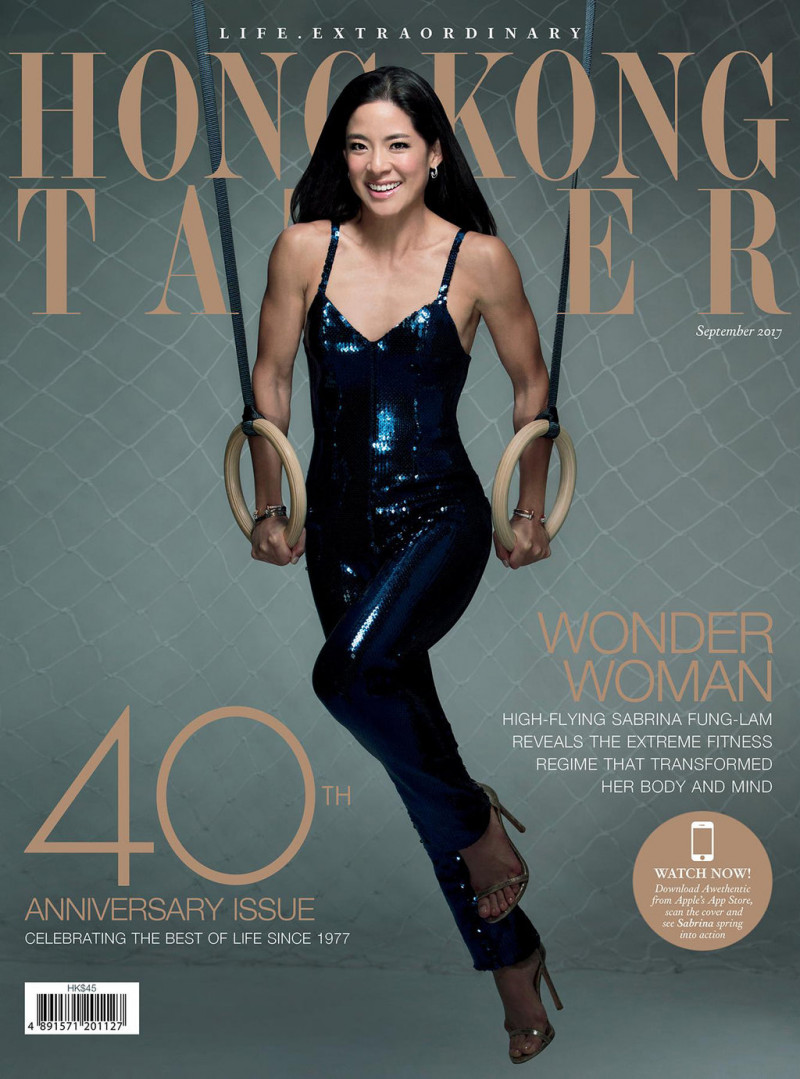 Sabrina Fung-Lam featured on the Tatler Hong Kong  cover from September 2017