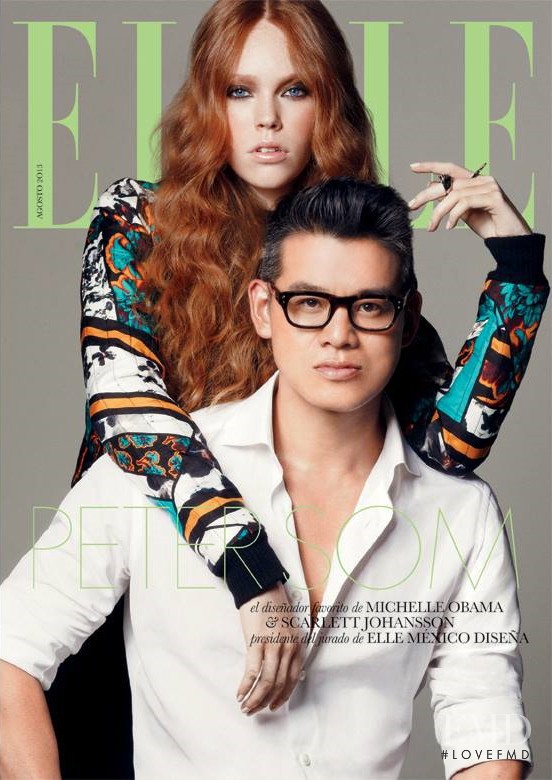 Alexandra Madar featured on the Elle Mexico cover from August 2013