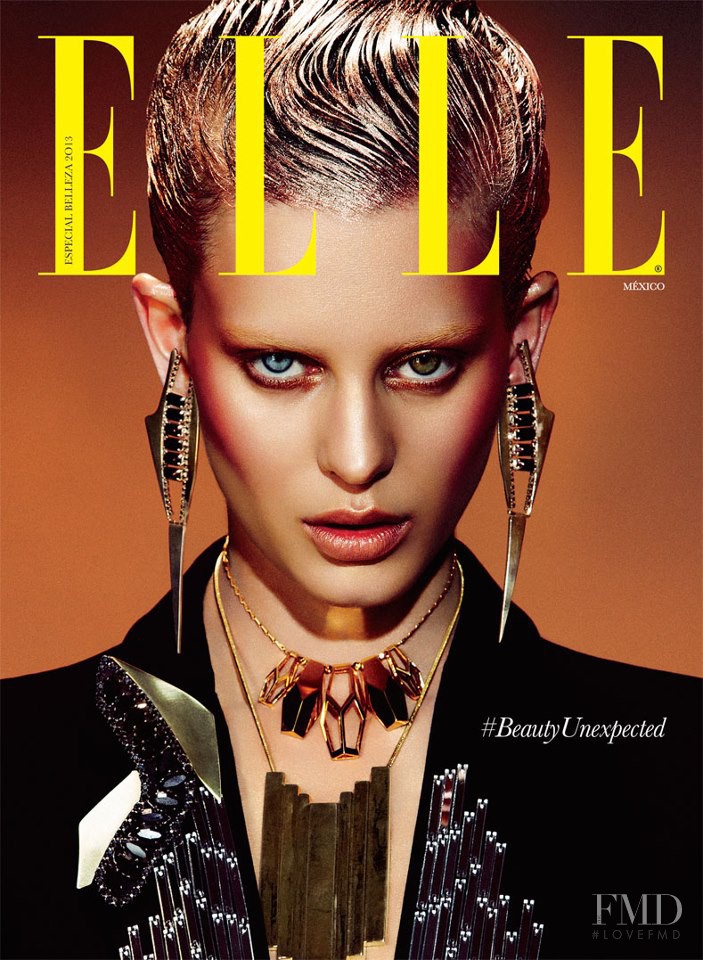 Ellinore Erichsen featured on the Elle Mexico cover from May 2013