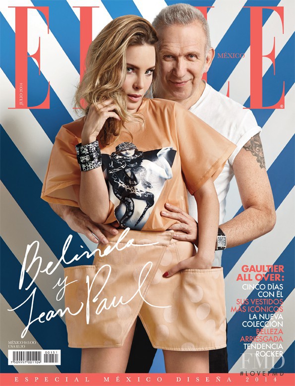 Belinda</br>
Jean Paul Gaultier featured on the Elle Mexico cover from July 2014
