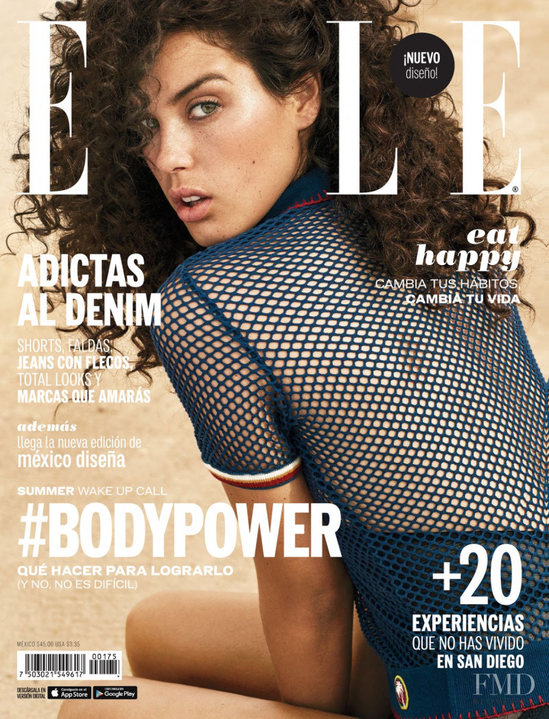 Denise Schaefer featured on the Elle Mexico cover from July 2016