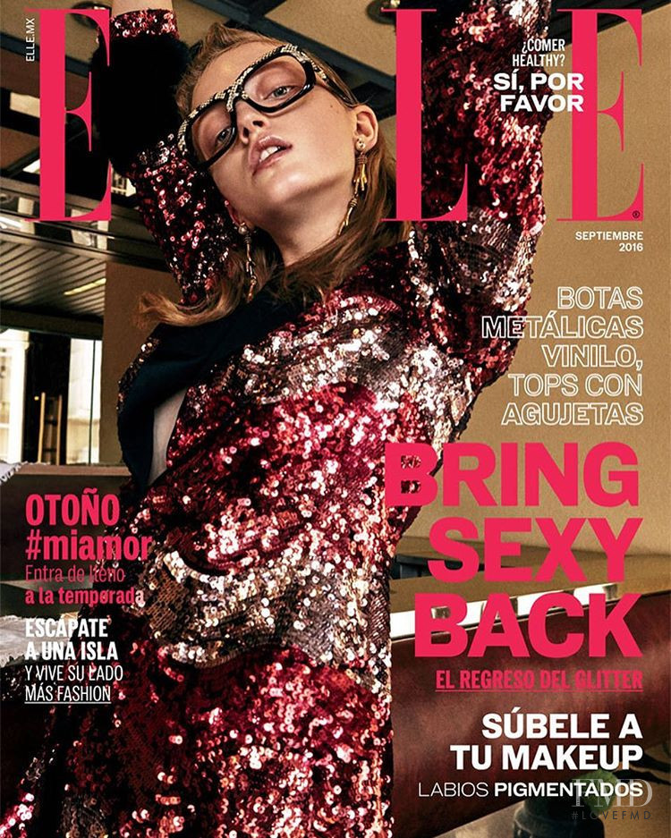  Kate Konlin featured on the Elle Mexico cover from September 2016