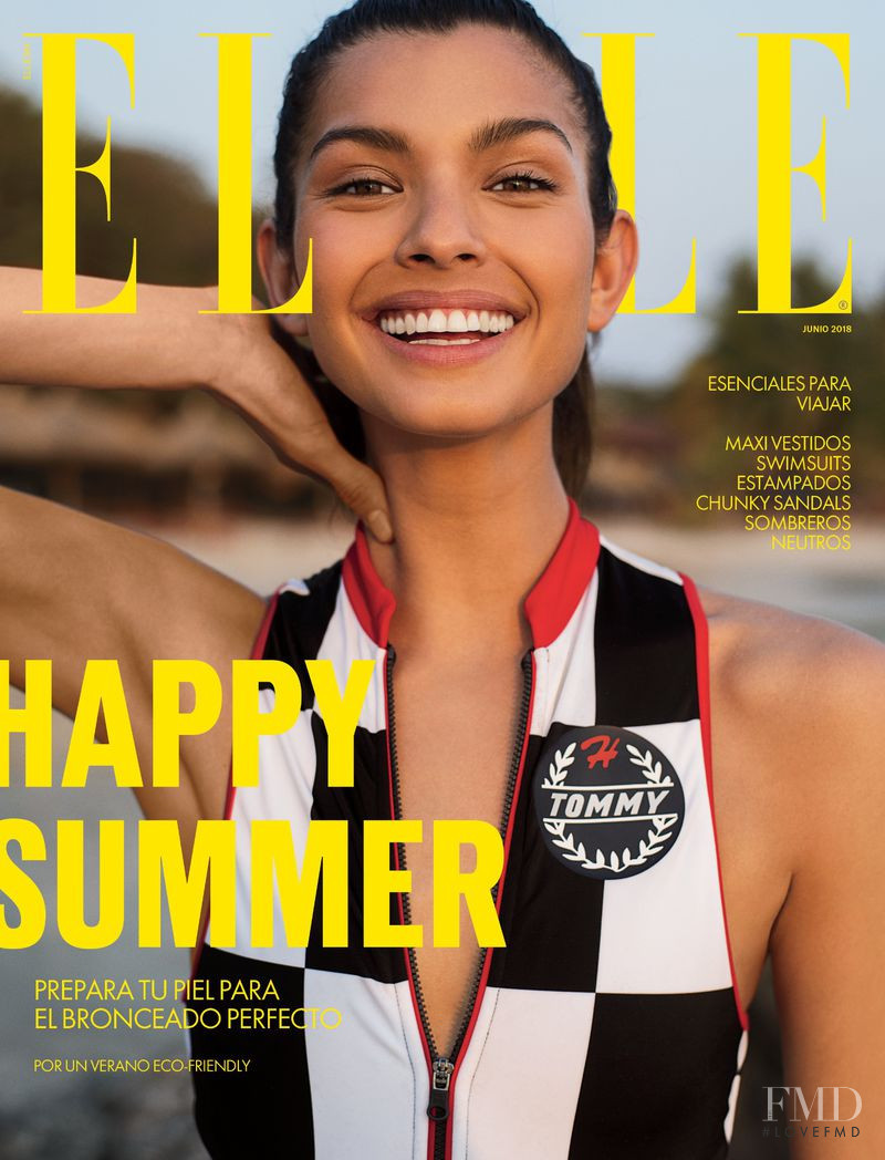 Livia Rangel featured on the Elle Mexico cover from June 2018
