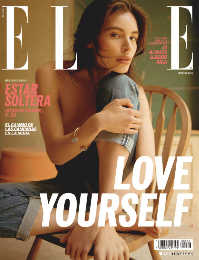 Ana Paula Valle featured on the Elle Mexico cover from February 2019