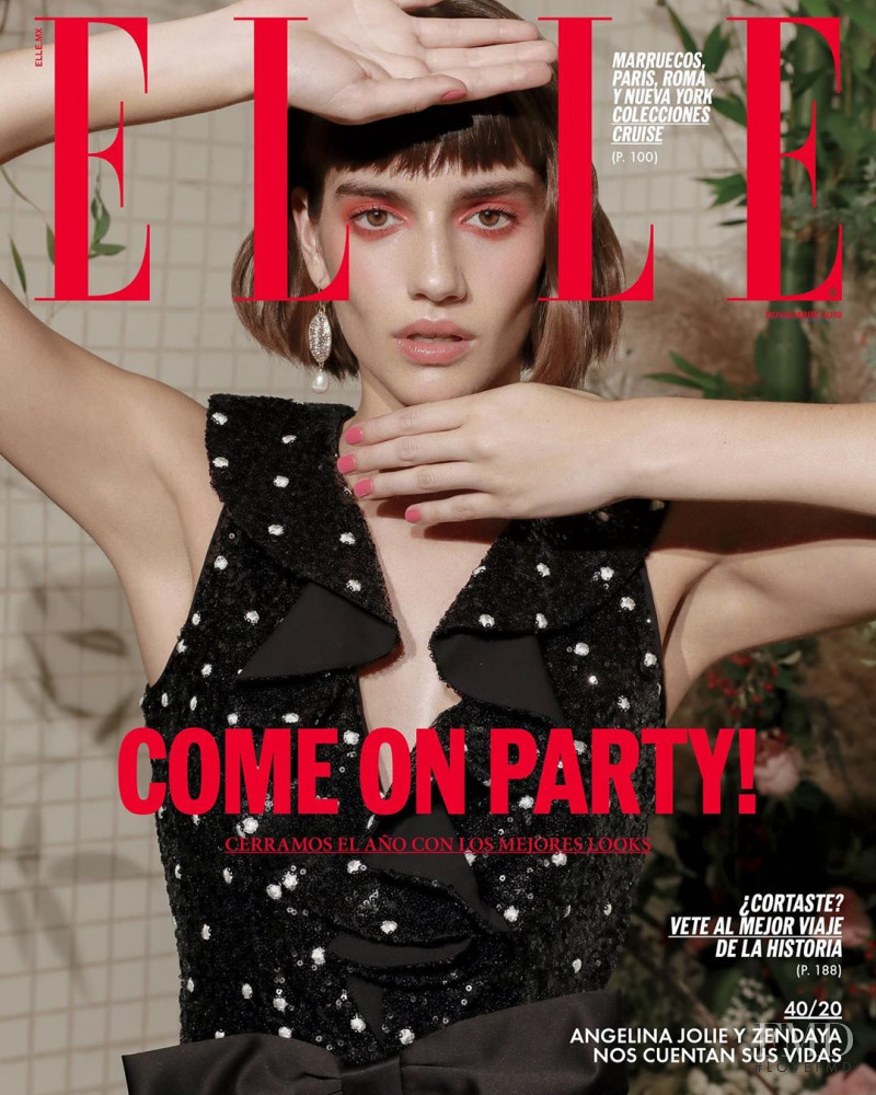 Gabrielle McGuiness featured on the Elle Mexico cover from November 2019