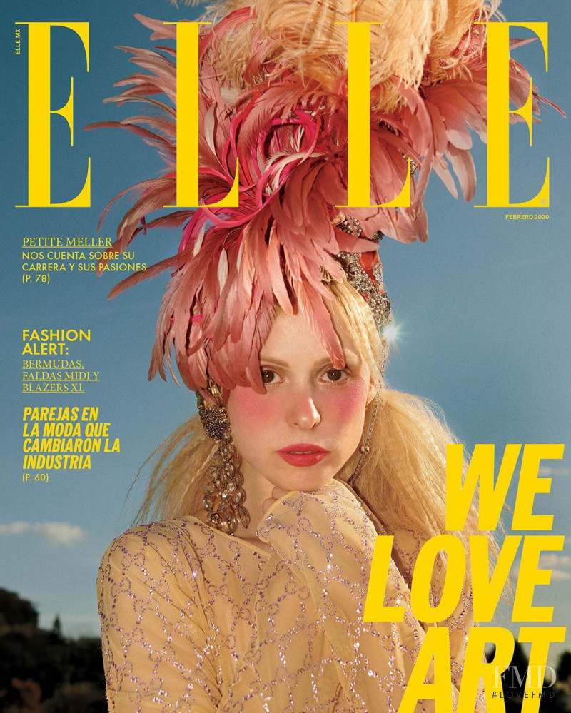 Petite Meller featured on the Elle Mexico cover from February 2020