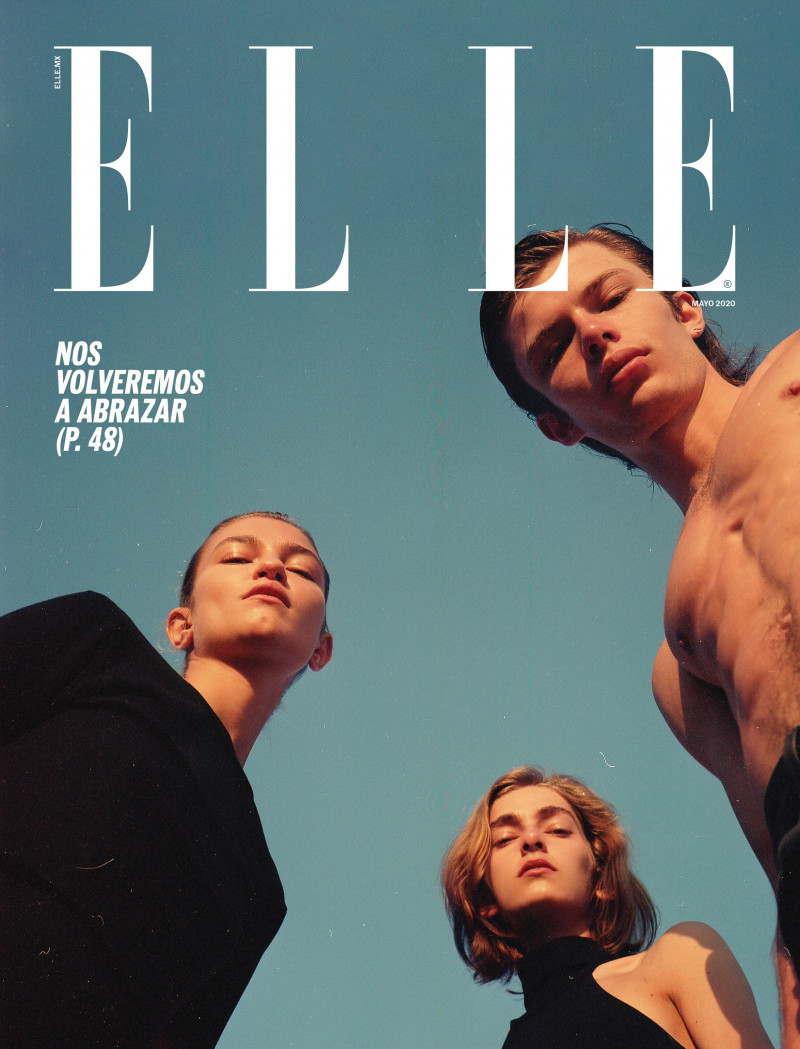 Eleonor Edith Delecluse, Fabian Gamba featured on the Elle Mexico cover from May 2020