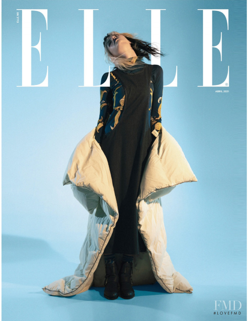 Julia Ardon featured on the Elle Mexico cover from April 2021