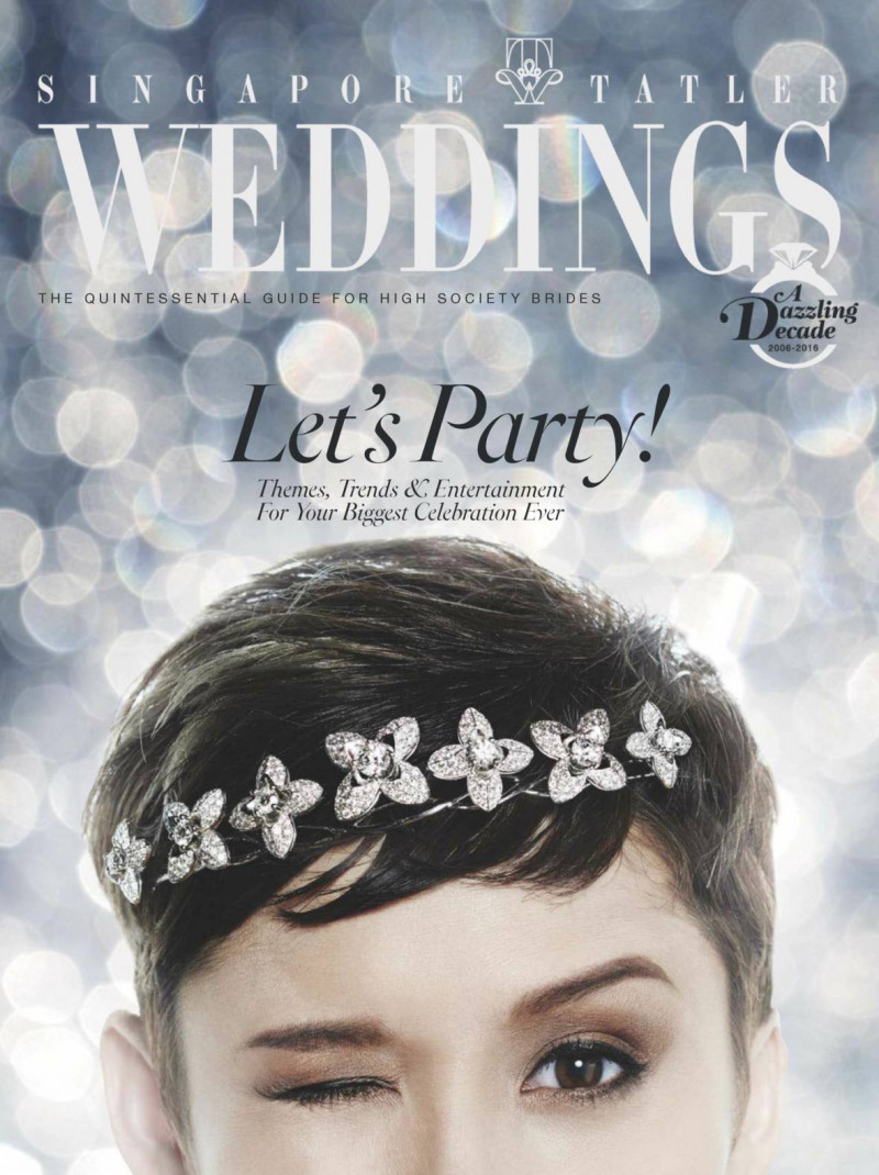  featured on the Singapore Tatler Weddings cover from May 2016