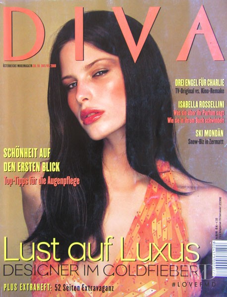 Viera Schottertova featured on the DIVA cover from September 2000