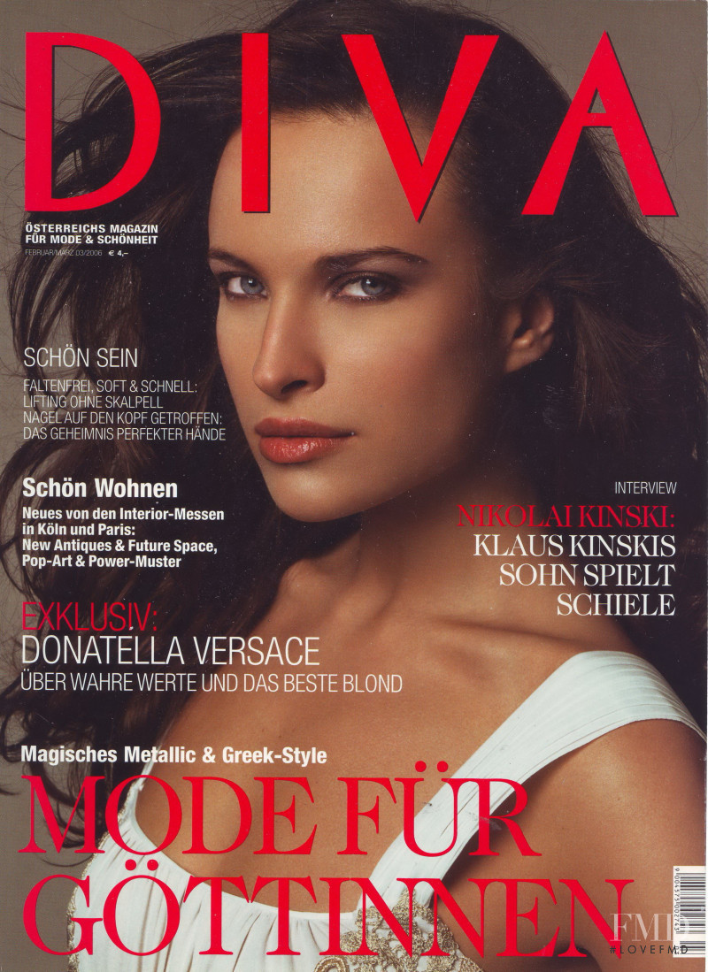 Ljupka Gojic featured on the DIVA cover from March 2006