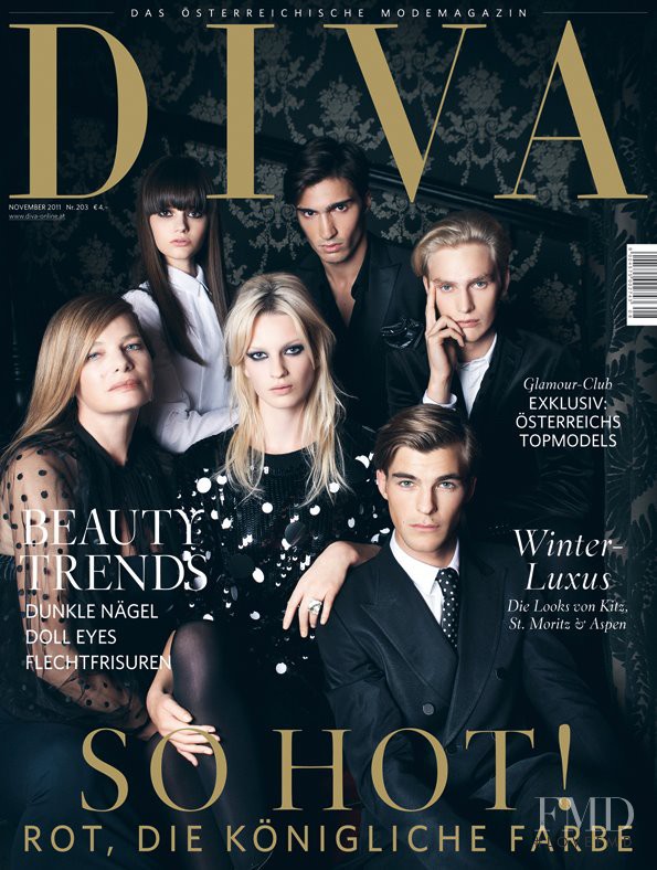 Patrick Kafka, Gerhard Freidl, Mario Loncarski  featured on the DIVA cover from November 2011