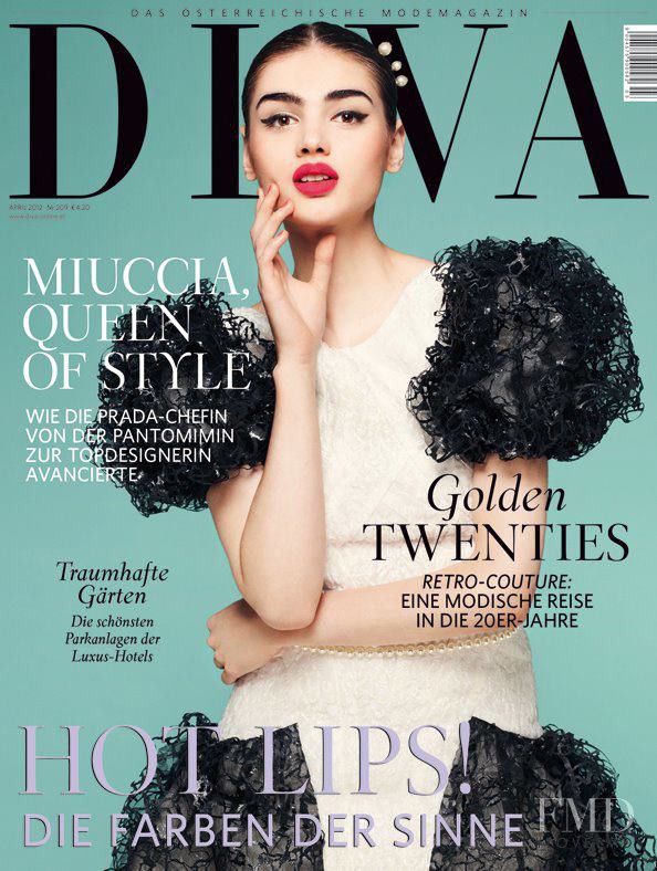Paulina Gierasimiuk featured on the DIVA cover from April 2012