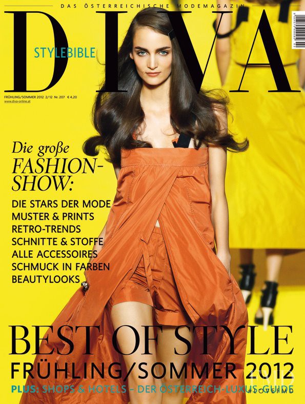 Zuzanna Bijoch featured on the DIVA cover from March 2012