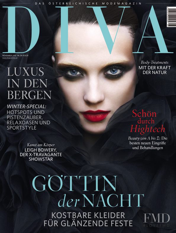 Olivka Chrobot featured on the DIVA cover from November 2012