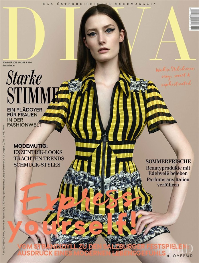 Viktoria Machajdik featured on the DIVA cover from June 2016