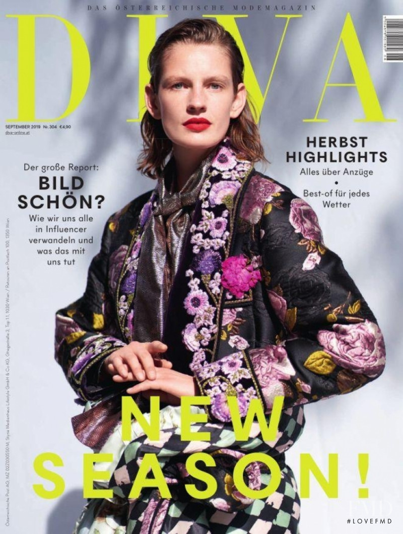 Ilvie Wittek featured on the DIVA cover from September 2019