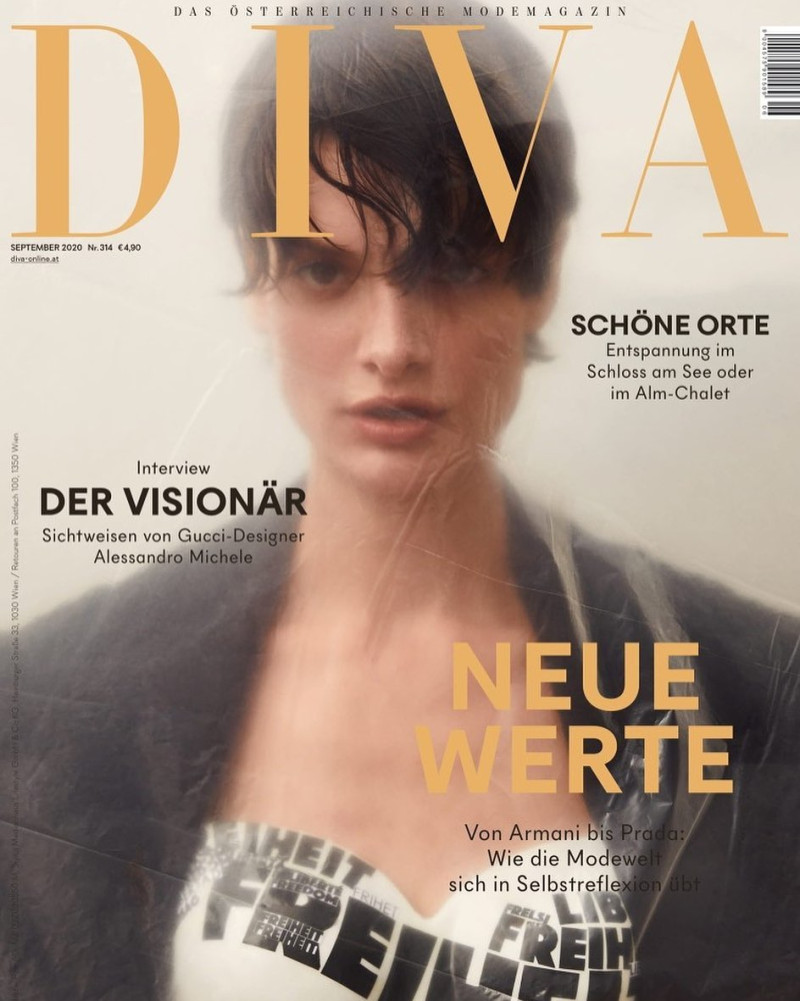 Paula Bertolini featured on the DIVA cover from September 2020