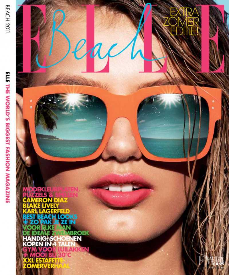 Bregje Heinen featured on the Elle Netherlands cover from July 2011