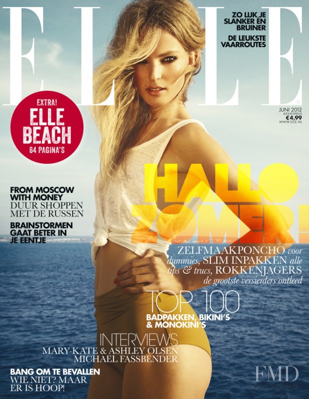 Ymre Stiekema featured on the Elle Netherlands cover from June 2012
