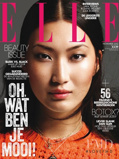 Ping Hue Cheung featured on the Elle Netherlands cover from November 2012