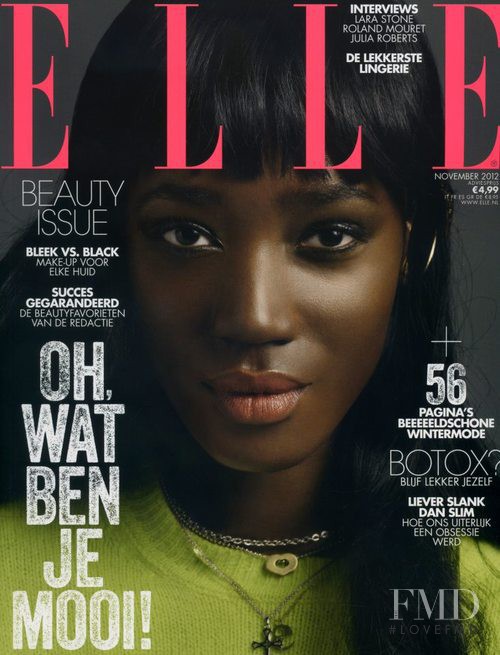 Nadja Giramata featured on the Elle Netherlands cover from November 2012