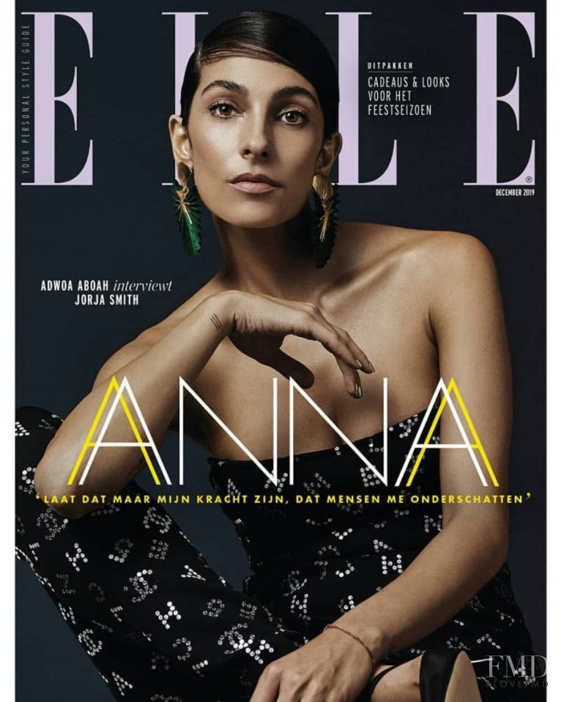 Anna Nooshin featured on the Elle Netherlands cover from December 2019