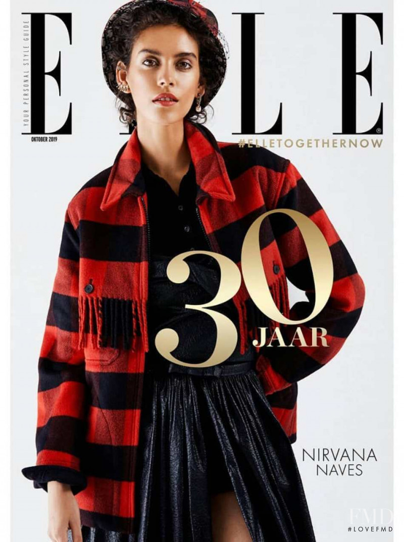 Nirvana Naves featured on the Elle Netherlands cover from October 2019