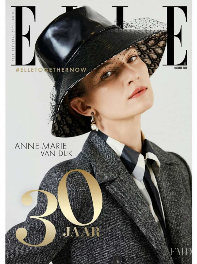 Anne Marie van Dijk featured on the Elle Netherlands cover from October 2019