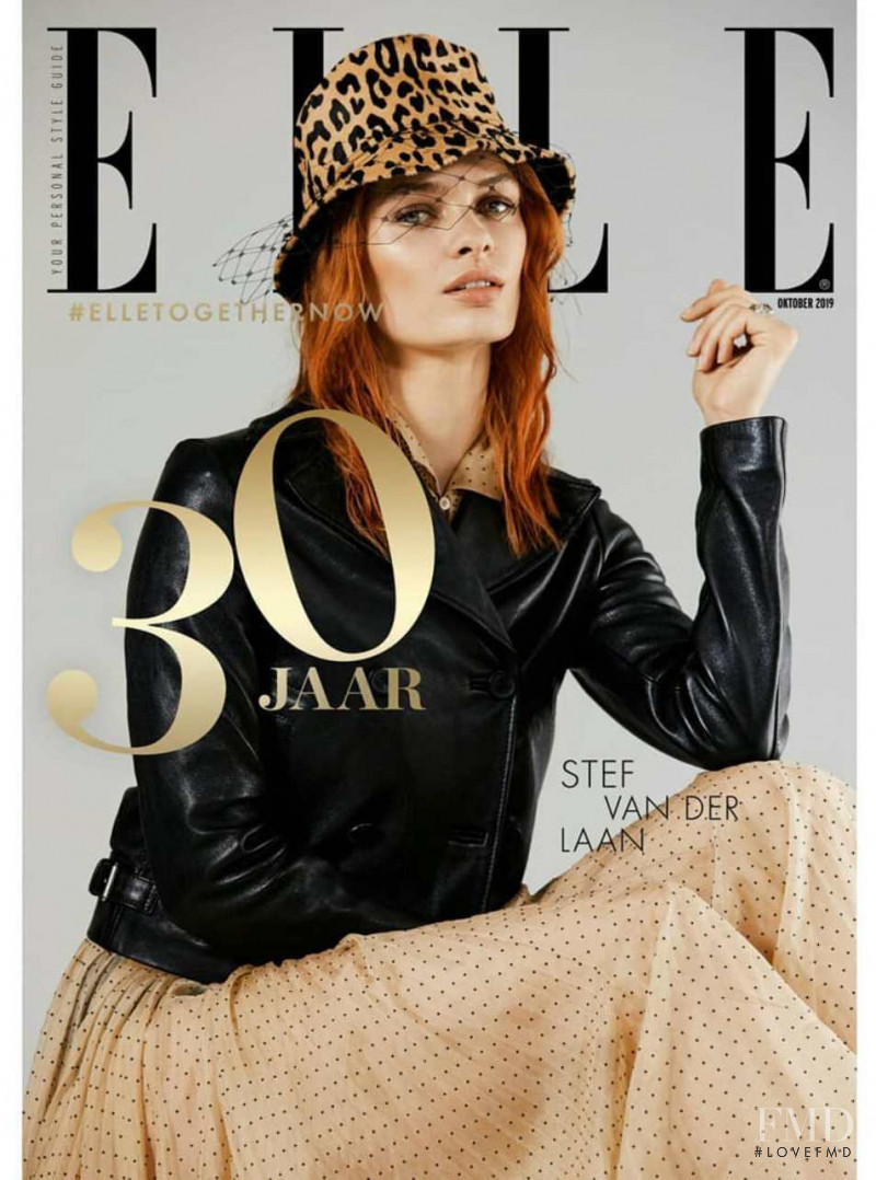 Stef van der Laan featured on the Elle Netherlands cover from October 2019