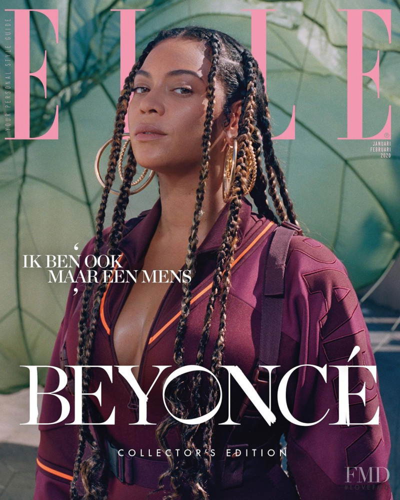 Beyonce featured on the Elle Netherlands cover from January 2020
