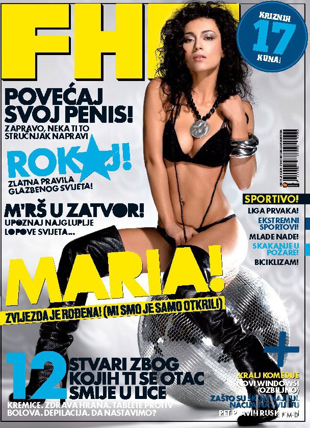  featured on the FHM Croatia cover from October 2009