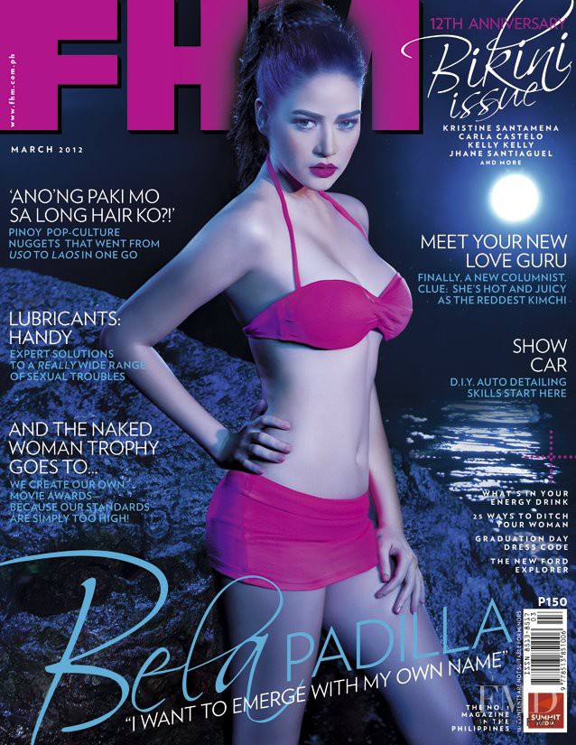 Cover Of Fhm Philippines With Bela Padilla March 2012 Id