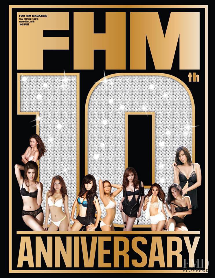 featured on the FHM Thailand cover from July 2013
