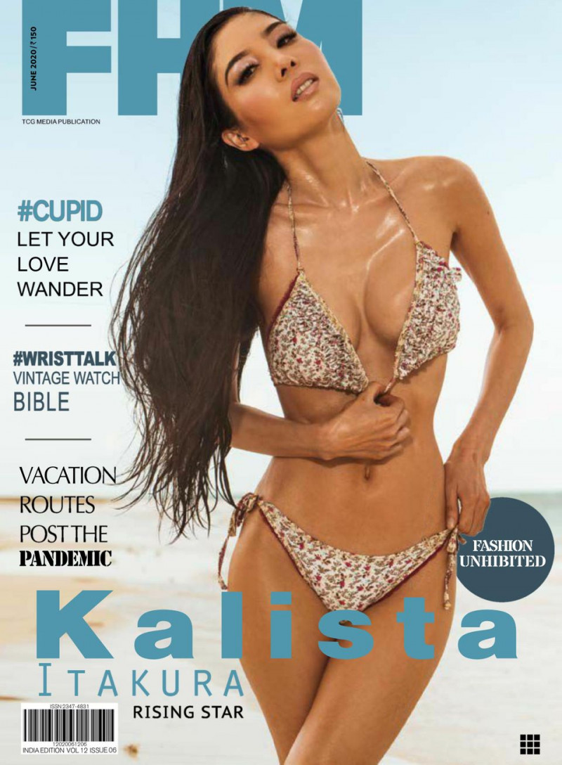 Kalista Itakura featured on the FHM India cover from June 2020