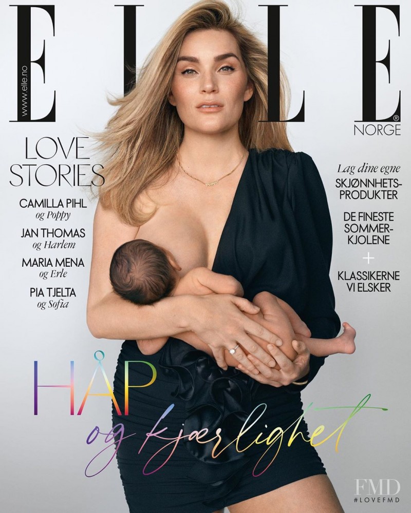 Camilla Pihl  featured on the Elle Norway cover from June 2020