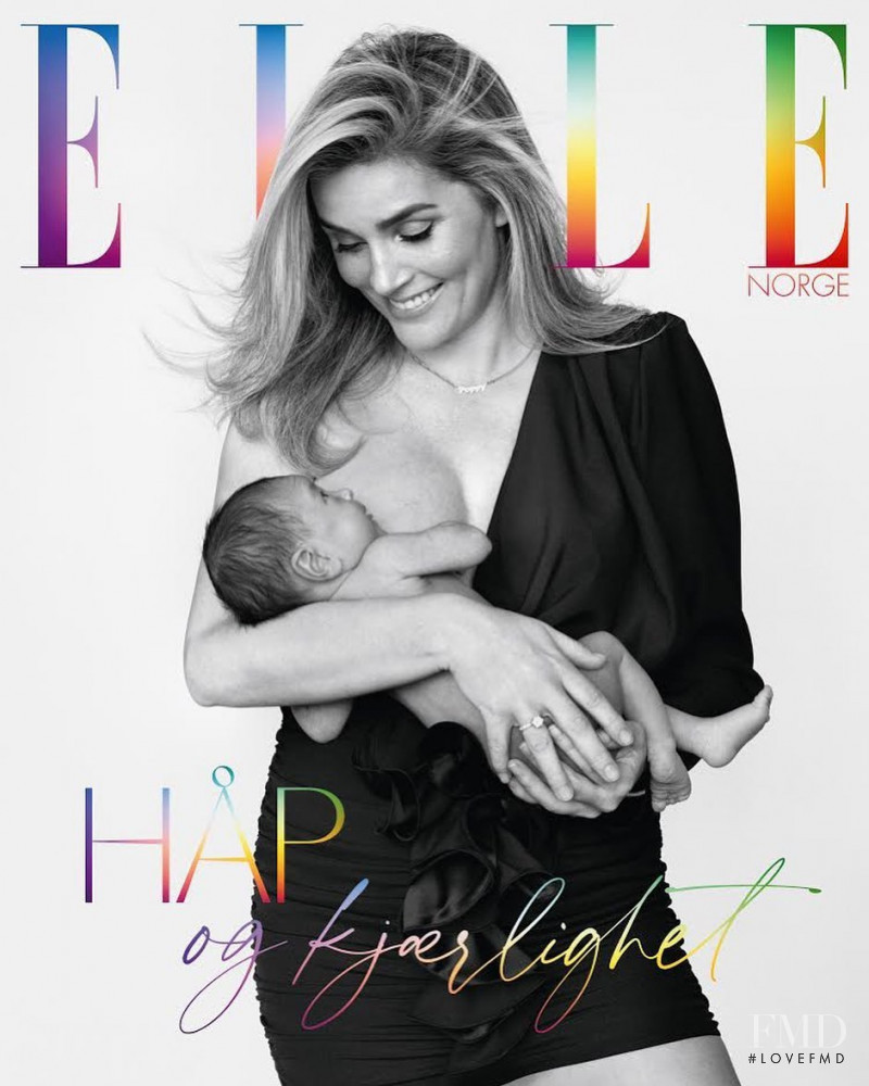 Camilla Pihl featured on the Elle Norway cover from June 2020