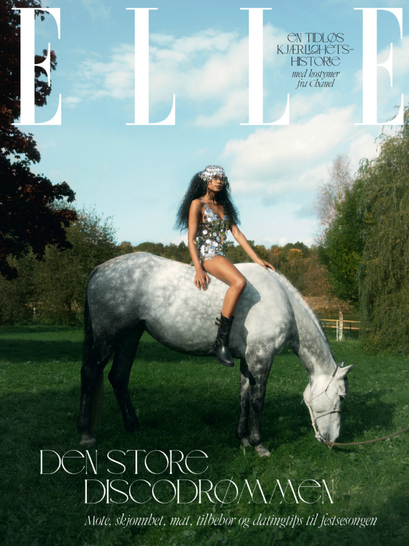 Mirakela Love featured on the Elle Norway cover from December 2023