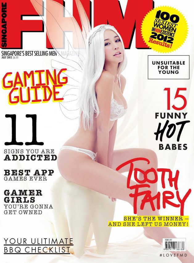 Tooth Fairy featured on the FHM Singapore cover from July 2012