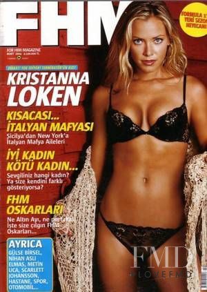 Kristanna Loken featured on the FHM Turkey cover from March 2004