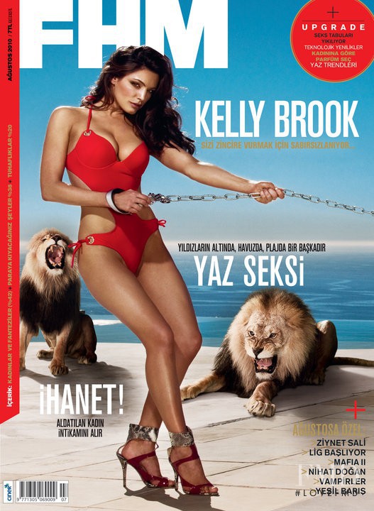 Kelly Brook featured on the FHM Turkey cover from August 2010