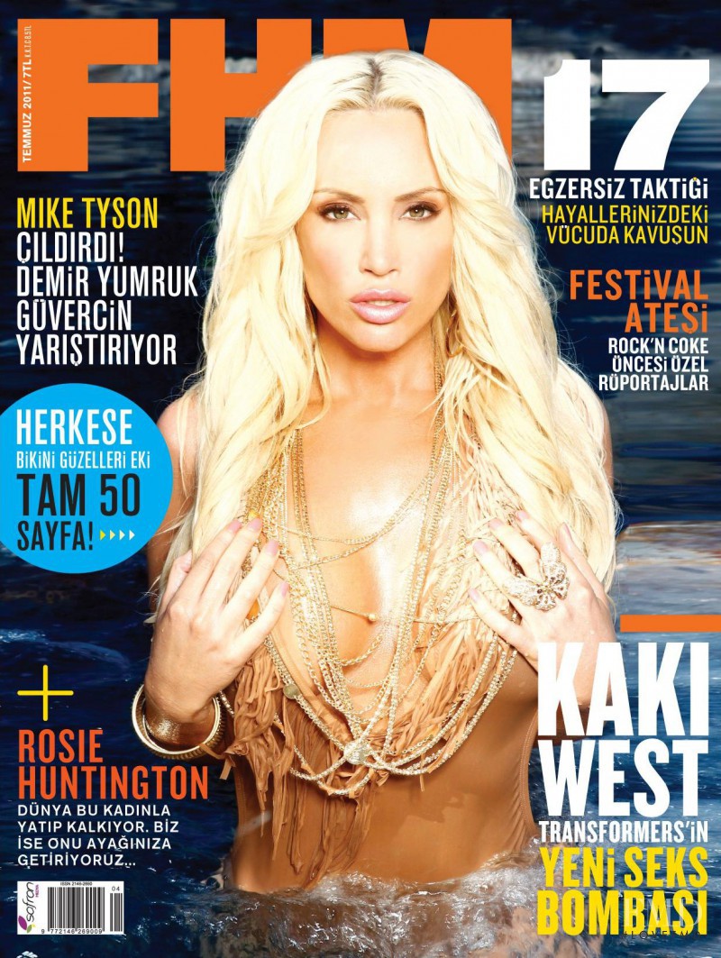 Kaki West featured on the FHM Turkey cover from July 2011