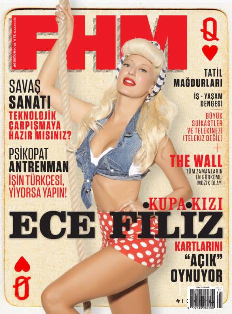  featured on the FHM Turkey cover from August 2013