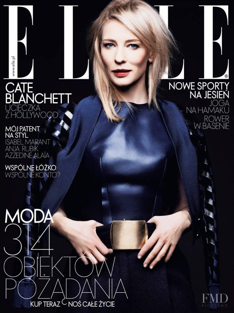 Cate Blanchett featured on the Elle Poland cover from November 2013