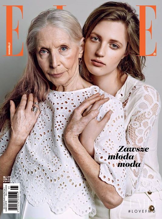 Helena Norowicz and Julia Bana&#347; featured on the Elle Poland cover from May 2015